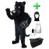 Kostüm Panther 4 + Haube + Kissen + Tasche (Professionell)