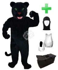 Kostüm Panther 5 + Haube + Kissen + Tasche (Professionell)