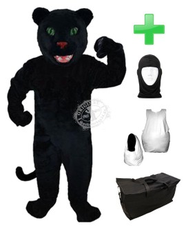 Kostüm Panther 5 + Haube + Kissen + Tasche (Professionell)