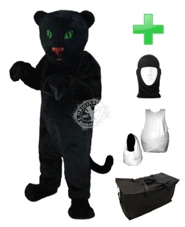 Kostüm Panther 6 + Haube + Kissen + Tasche (Professionell)