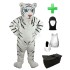 Kostüm Schneetiger 3 + Haube + Kissen + Tasche (Professionell)