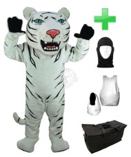 Kostüm Schneetiger 4 + Haube + Kissen + Tasche (Professionell)