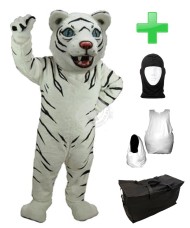 Kostüm Schneetiger 5 + Haube + Kissen + Tasche (Professionell)