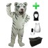 Kostüm Schneetiger 5 + Haube + Kissen + Tasche (Professionell)