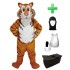 Kostüm Tiger 1 + Haube + Kissen + Tasche (Werbefigur)