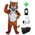 Kostüm Tiger 3 + Haube + Kissen + Tasche (Werbefigur)