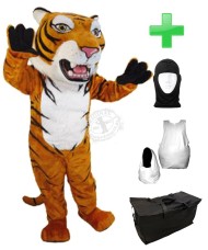 Kostüm Tiger 12 + Haube + Kissen + Tasche (Professionell)
