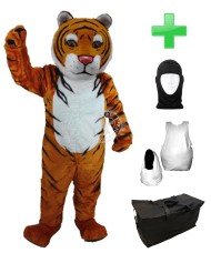Kostüm Tiger 13 + Haube + Kissen + Tasche (Professionell)