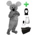 Kostüm Koala 1 + Haube + Kissen + Tasche (Werbefigur)