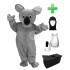 Kostüm Koala 2 + Haube + Kissen + Tasche (Werbefigur)