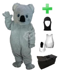 Kostüm Koala 3 + Haube + Kissen + Tasche (Professionell)