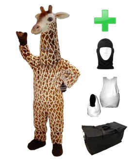 Kostüm Giraffe 1 + Haube + Kissen + Tasche (Professionell)