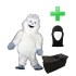 Kostüm Yeti 2 + Tasche "XL" + Hygiene Maske (Hochwertig)
