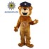 Polizei "Toni der Bär" Kostüm Maskottchen Bundespolizei (Individuell)
