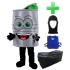Kostüm Konservendose + Kühlweste "Blue M24" + Tasche "XL" + Hygiene Maske (Hochwertig)