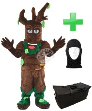 Kostüm Baum + Tasche "Star" + Hygiene Maske (Hochwertig)