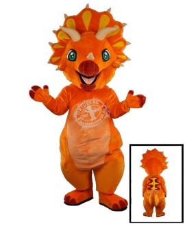 Kostüm Dinosaurier Maskottchen 9 (Hochwertig)