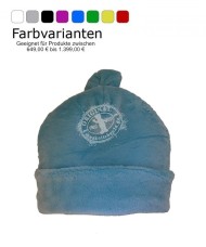 Extra Wintermütze Modell "Bommel" (Hellblau oder Farbe nach Wahl)
