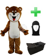 Kostüm Bär 22b + Tasche "Star" + Hygiene Maske (Hochwertig)