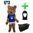 "Teilhabär" VR-Bank Kostüm + Tasche "Star" + Hygiene Maske (Hochwertig)