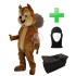 Kostüm Eichhörnchen 10 + Tasche "Star" + Hygiene Maske (Hochwertig)