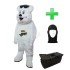 Rauch "Yippy" Bär Kostüm Maskottchen + Tasche "Star" + Hygiene Maske (Hochwertig)