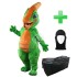 Kostüm Dinosaurier 10 + Tasche "XL" + Hygiene Maske (Hochwertig)