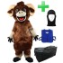 Kostüm Widder 5 + Kühlweste "Blue M24" + Tasche "Star" + Hygiene Maske (Hochwertig)