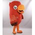 Kostüm Papagei Maskottchen "Rot" (Hochwertig)