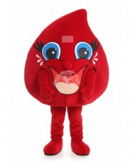 Blutropfen Maskottchen Kostüm (Hochwertig)