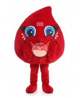 Blutropfen Maskottchen Kostüm (Hochwertig)