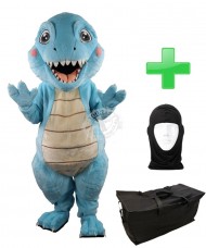 Kostüm Dinosaurier 11 + Tasche "XL" + Hygiene Maske (Hochwertig)