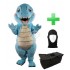 Kostüm Dinosaurier 11 + Tasche "XL" + Hygiene Maske (Hochwertig)