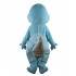 Kostüm Dinosaurier 11 + Kühlweste "Blue M24" + Tasche "XL" + Hygiene Maske (Hochwertig)
