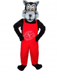 Kostüm Wolf Maskottchen 5 (Werbefigur)