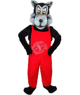 Kostüm Wolf Maskottchen 5 (Werbefigur)