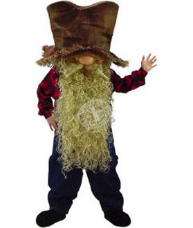 Person Bergmann Kostüm Maskottchen (Werbefigur)