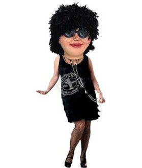 Person Coole Lady Tina (nur Kopf)