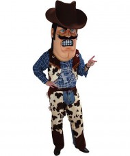 Person Cowboy Kostüm (nur Kopf)