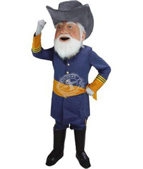 Person General / Rebel Kostüm Maskottchen 2 (Werbefigur)