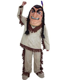 Person Indianer Kostüm Maskottchen 3 (Werbefigur)