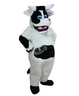 Maskottchen Kuh Kostüm 3 (Werbefigur)