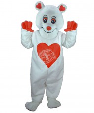 Maskottchen Bär Valentins Kostüm (Werbefigur)