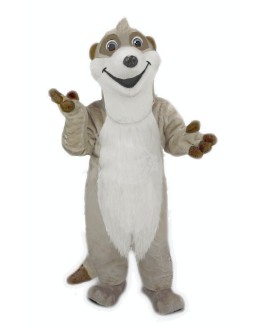 Kostüm Frettchen / Erdmännchen Maskottchen (Werbefigur)