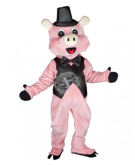 Kostüm Schwein Maskottchen 6 (Hochwertig)