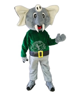 Kostüm Elefant Maskottchen 10 (Hochwertig)