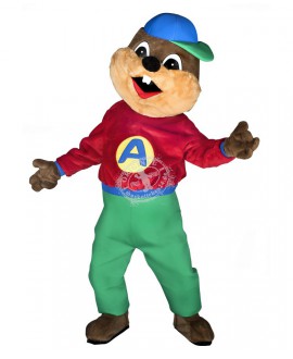 Kostüm Streifenhörnchen Maskottchen 6 (Hochwertig)
