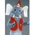 Kostüm Elefant Maskottchen 7 (Hochwertig)