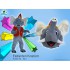 Kostüm Elefant Maskottchen 7 (Hochwertig)