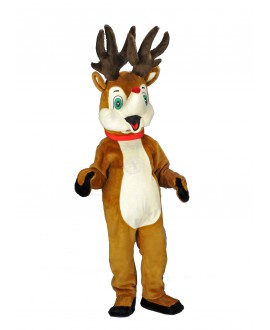 Kostüm Rentier / Hirsch Maskottchen 6 (Hochwertig)
